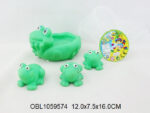 Набор для ванны лягушка с лягушатами, пищалки Арт.Y18-07