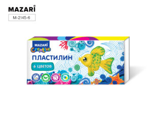 Пластилин классический 08 цветов, 160г, со стеком 30 шт/уп М-2145-08