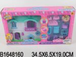 Домик для кукол с мебелью, в/к 34,5*6,5*19 см.1648160