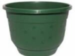 Кашпо подвесное цветочный Приз 3,8 л  ( зеленое ) 15 шт/уп