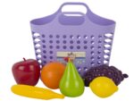 Игровой набор "Фруктовая корзинка", в наборе 7 предметов, сетка 25,5*9,5*21,5 см.У894