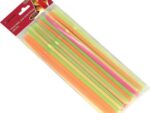 Трубочка Cameriera д/коктеля с изгибом полосатая  50 шт/уп 75 уп/кор