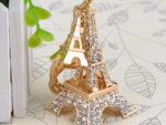 Брелок металл со стразами Эйфелева Башня 12 шт/уп