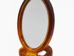ЗЕРКАЛО 2- стор Овал с подставкой 8*11 см с увеличением 12 шт/уп MIR02