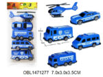 Набор машин инерц. Полицейская техника 5 шт/пак 115-149/146239