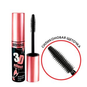 Тушь для ресниц LUX visage 3D effect 10 г Арт. К160,  Экстра объем-Разделение-Изгиб 6 шт/уп
