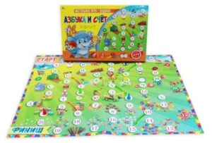 Игра-ходилка "Азбука и счет" коробка 33*2.5*22см ИН-9927/РК