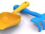 Набор для песка совочек и грабельки Арт. 067 100шт/уп