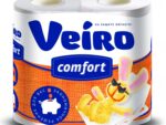 Бумага Туалетная Вееро Комфорт 4-шт двухсл. белая 12 шт/уп