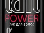 ТАФТ Лак 225 мл. (5) ЧЁРНЫЙ Укрепление волос ( Powerful Age ) МФ 10 шт/уп
