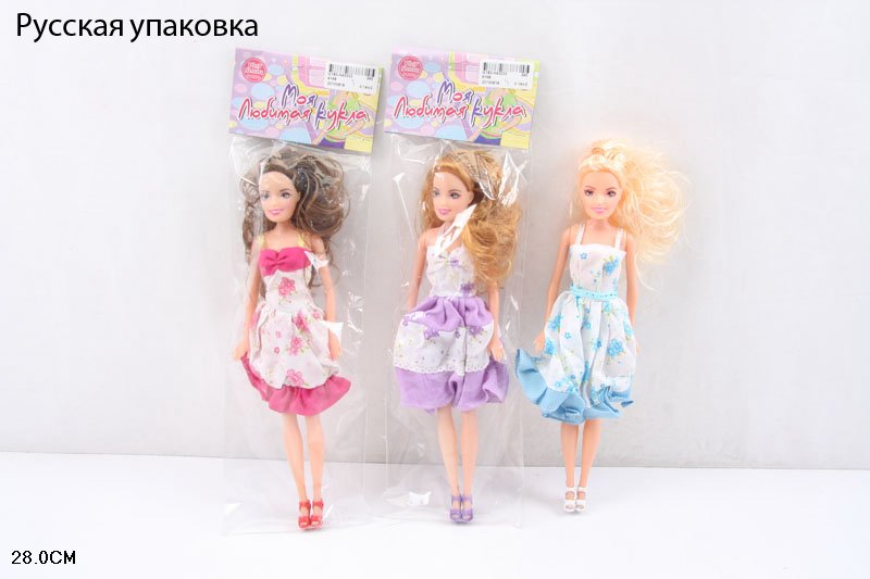 Кукла Барби в летнем платье 3 вида 6151/136251