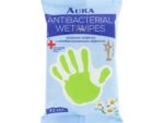 Аура салфетки влажные антибак. Ромашка 15 шт 24 шт/уп