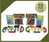 Набор "Армия" (солдатики+мотоцикл+укрепл.) 19 эл. в/п 18*4*20 см Y6456111