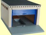 Гараж с подъемными воротами (Для масштабных моделей), 22*13*10 см С-192-Ф