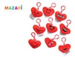 Брелок Сердечки EMOJI HEART , ассорти 12 дизайнов 12 шт/скл  120 шт/уп М-2344