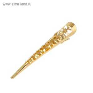 Зажим для хвоста Стразы 5 см ( разноцветные ) 12 шт/уп АК-398