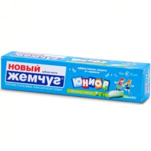 Новый Жемчуг з/паста Юниор Яблоко и мята 50 мл 32 шт/уп арт. 17108
