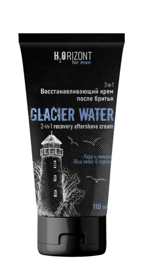 Крем после бритья 110 мл Востанавливающий GLACIAR WATЕR 12 шт/уп