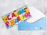 Конверт для денег "С Днем Рождения" смайлы, 16,5х8см  1247863