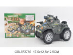 Машина на батарейках перевертыш бронетранспортер со светом и музыкой  Арт.2031C