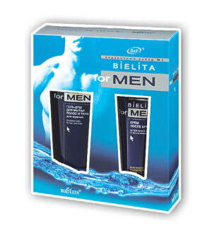 "BМ"Набор "Bielita for Men" 2пр (Гель-душ+крем после бритья)  6 шт/уп
