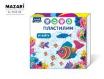 Пластилин классический 24 цвета, 480г, со стеком 10 шт/уп М-2145-24