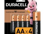 Батарейки Дюрасел Пальч. Байсик 4 шт/скл 192 шт/уп.