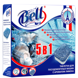 Таблетки Aquabell д/посудом машин 5 в 1 10 шт  16 шт/уп