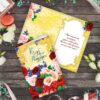 Открытка с пожеланиями  "С Днём Рождения!" роскошные розы, 12 х 18 см    1606793