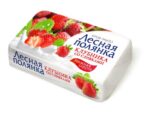 Мыло-крем Лесная полянка Клубника со сливками 90 гр 104 шт/уп 1097-2