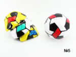 Мяч футбольный размер 5 PVC 1,6 мм 4 цвета геометрия 280 г25493-7A