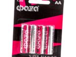 Батарейки ФАЗА Alkaline R06 пальчиковая 2 ск 40 шт/кор