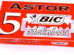 Лезвия БИК Астор Сталь  5 лез/шт ! склейкой - 20 шт