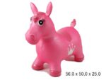 Попрыгун- Ослик- надувной  1400 г  розовый 377