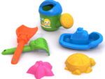 Набор для песочницы №51 (совок ,2 формочки «Морские» лейка,катерок,грабли) 431757