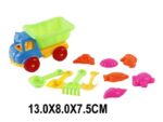 Набор для песочницы с грузовиком 10 предметов , Арт.726-14