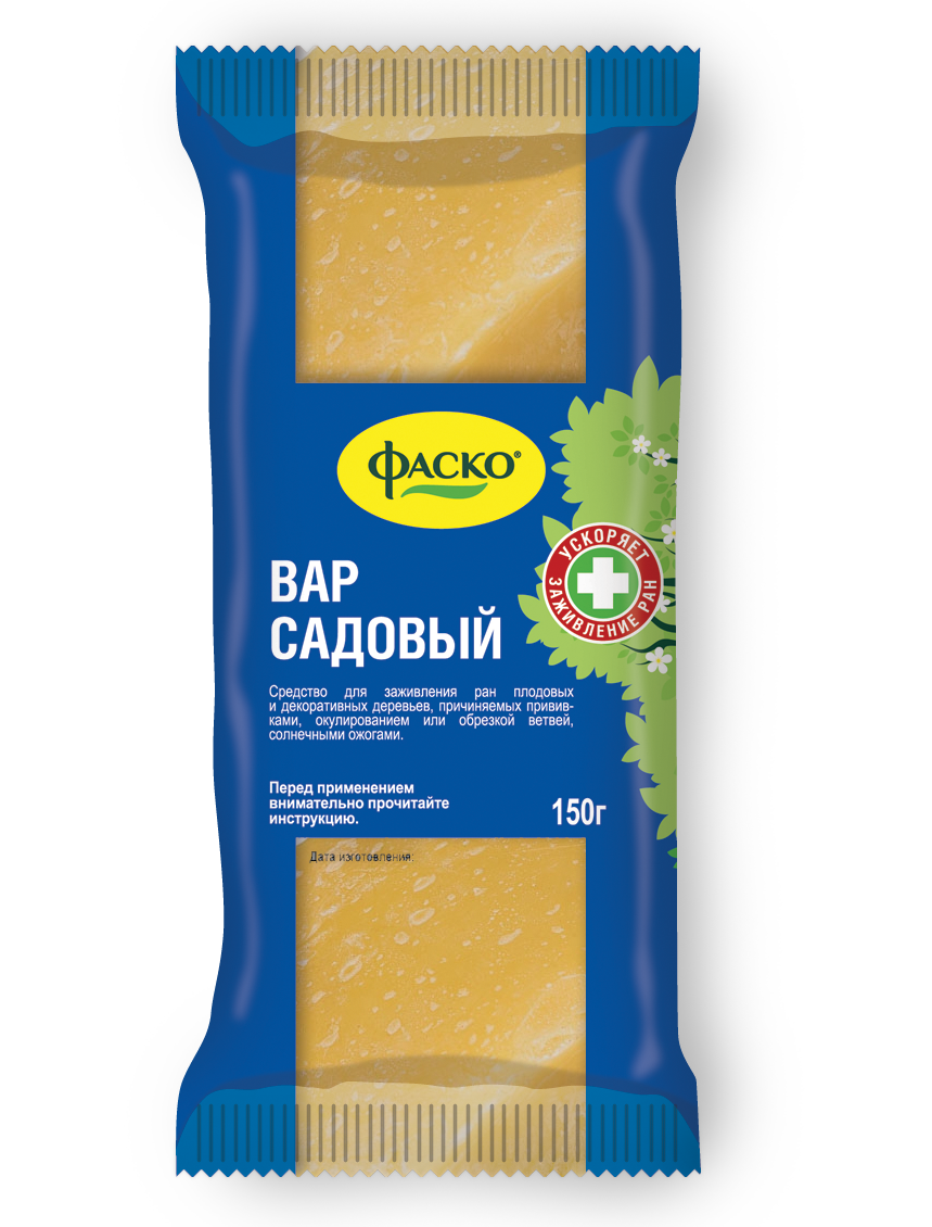 Садовый вар Фаско в брикете 150 гр 36 шт/уп