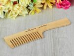 Расческа деревянная с ручкой (без упаковки) 2628553