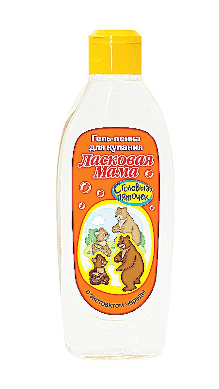 Гель-пенка д/купания Ласковая мама Череда 250 мл 12 шт/уп арт.112210