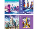 Тетрадь 48 л линейка City dream 4 диз. А 5 56 шт/уп BG Т5ск48 11041