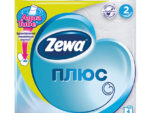 Туалетная бумага  ЗЕВА ПЛЮС белая 2-х сл. 8 рул