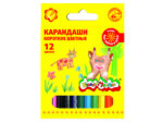 Карандаши цвет Каляка Маляка короткие 12 цветов 12 шт/уп