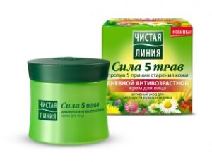 Крем ЧЛ Сила 5 трав антивозрастной  день 12 шт/уп