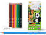 Карандаши цветные JUNGLE, 12 цв., шестигранный корпус, d грифеля=3 мм 240 шт/уп М-6134-12