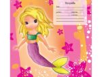 Тетрадь 12 л линейка Сказочные девочки 180 шт/уп