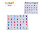Набор магнитов обучающих "Цифры и математические знаки", 35 шт., 17х23 см 72 шт/уп М-6361