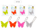 Брелок светоотражающий Бабочка, фигурный 24 шт/скл  240 шт/уп М-7219