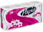 ***Бумага Туалетная Papia 3-х сл 8 рул Балийский Цвет 7 шт/уп  Спец Цена !!!