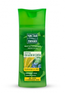 "ЧЛ" Шампунь 400 мл Пшеница объем д/тонк/осл. волос 12 шт/уп