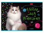 Альбом для рисования 32 л МУРчат Коты 9 шт/уп HATBER 32А4В